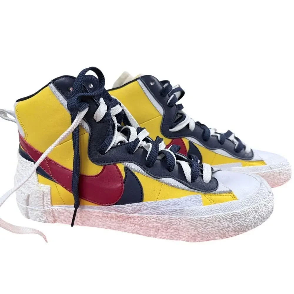 Nike Blazer Mid / Sacai “Varsity Maize / Varsity Red” BV0072-700 – Men’s 11 NIB